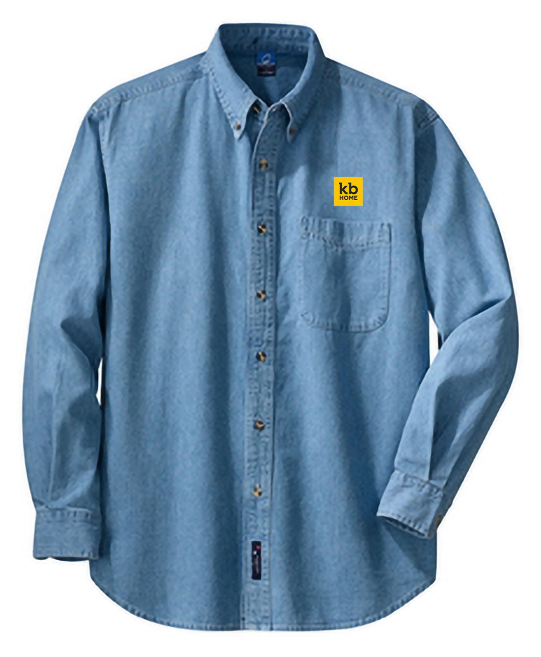 KB Men's Denim LS Shirt/Embr